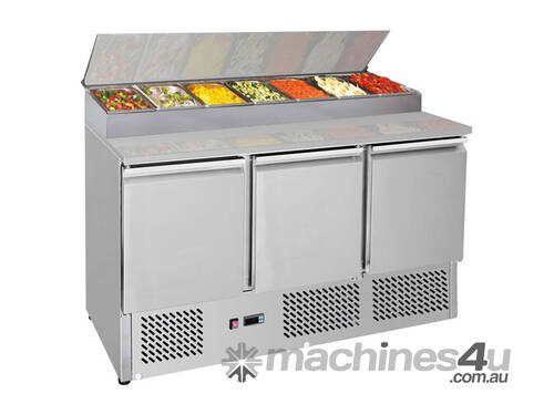 GNS1300D Three Door Compact Salad Prep Top