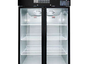 SUCG1000B Double Door Upright Display Fridge (Black)