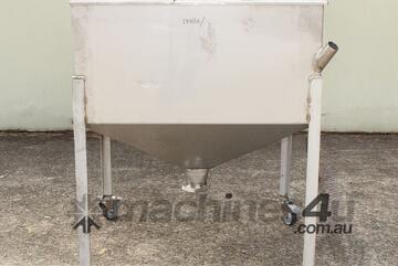 Stainless Steel Mobile Hopper