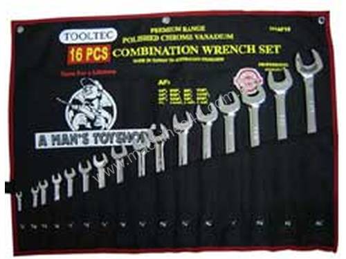 TOOLTEC 16 Piece Combination Wrench Set AF