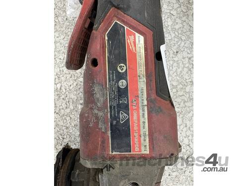caption Milwaukee M18 Angle Grinder (Police Lost & Stolen)
