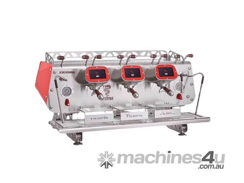 Bezzera Victoria Red 3 Group Professional Espresso Machine Bzvictoria3R