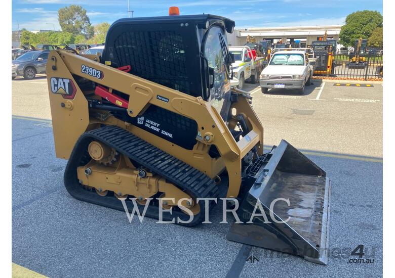 caption CAT 239D3 Compact Track Loader