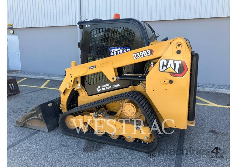 caption CAT 239D3 Compact Track Loader
