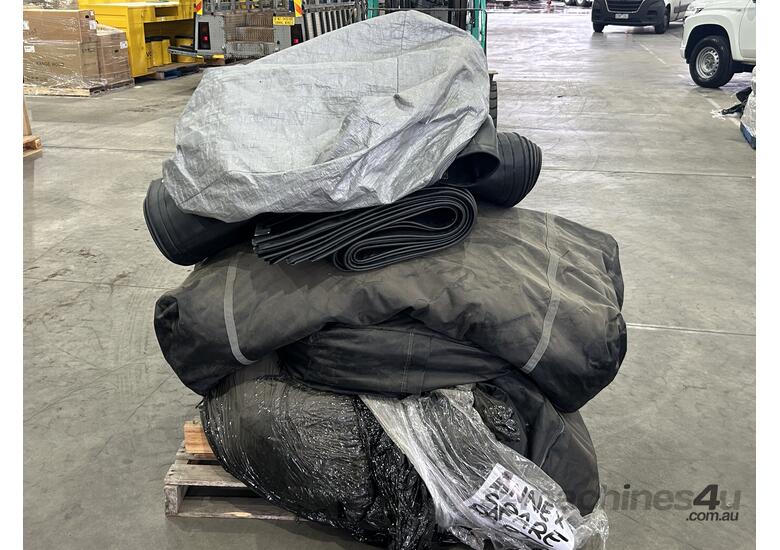 caption 1 x Pallet of Caravan Canvas Awning Parts & Accessories