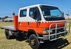 Mitsubishi Fuso Canter FG 4x4 Dualcab TraytopTruck. Ex NSW Rural Fire Service.