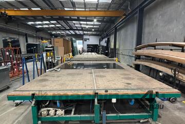 Bottero Jumbo Float Cutting Table + Breakout Table - Model 352 BCS (2000)