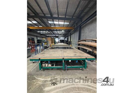 Bottero Jumbo Float Cutting Table + Breakout Table - Model 352 BCS (2000)