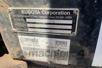 Kubota U17-3 Rubber Tracked Excavator