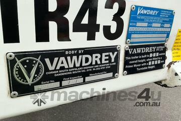 2022 Vawdrey VB S3 Tri Axle Double Drop Curtainside A Trailer