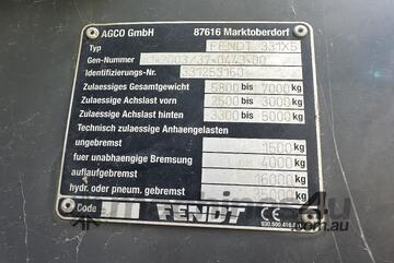 Fendt 208 Vario 4x4 Tractor & FEL (Council Asset)