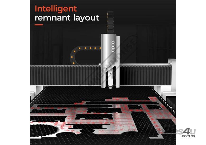 Compact Sheet Fiber Laser Cutting BODOR i7 CE 6kW 3048 x 1524mm Table Includes Door-open Protection