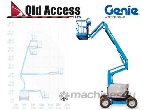 QLD ACCESS - GENIE -   Z34/22IC Articulating Boom Lift