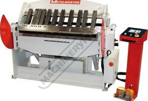 Hydraulic NC Panbrake - Ezy Touch Screen Control PB-440T 1300 x 4mm Mild Steel Bending Capacity Prog