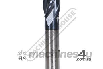 4FSS-14 14mm Metric End Mill HSS with 5% Cobalt TiAIN Coating