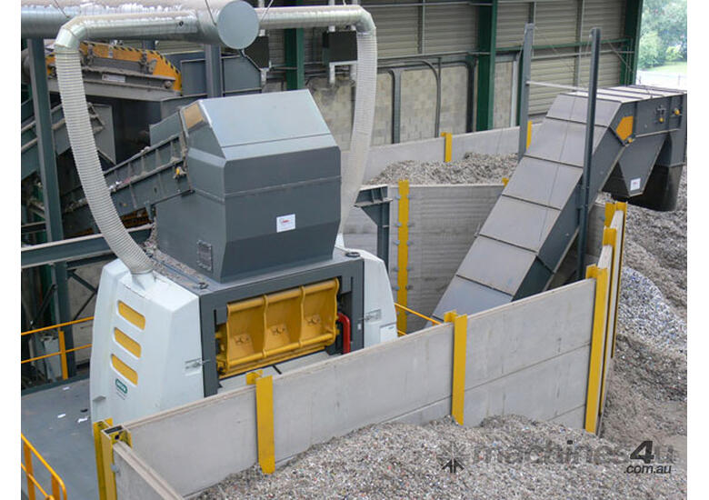 caption WastePac 1-Shaft Shredders