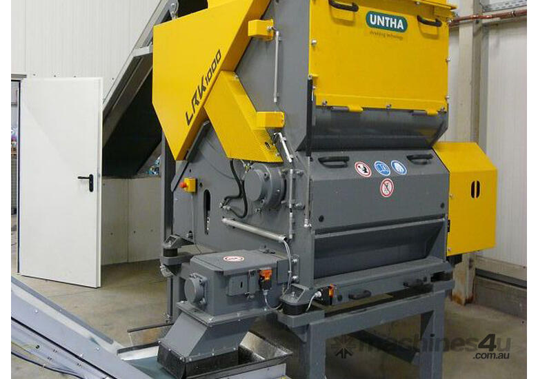 caption WastePac 1-Shaft Shredders