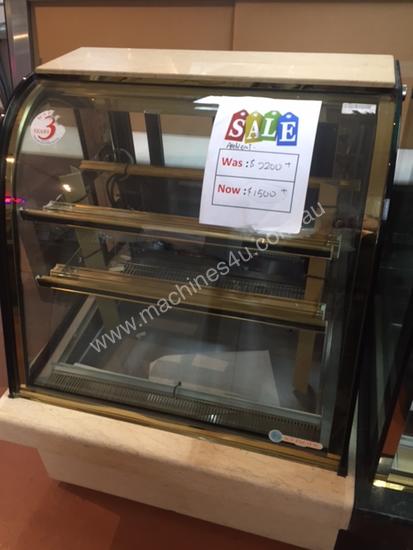 caption 900mm ICS Pacific heated display cabinets