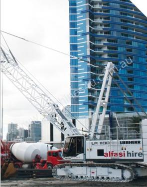 LIEBHERR LR1100 100t PIN JIB CRAWLER CRANE - Hire
