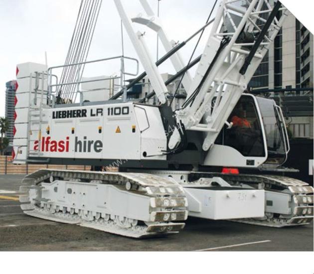 LIEBHERR LR1100 100t PIN JIB CRAWLER CRANE - Hire