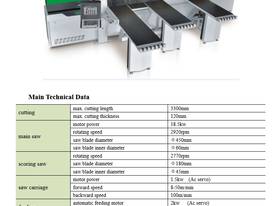 NANXING High Speed Computer Beam Saw NP330H or option NP380H - picture0' - Click to enlarge