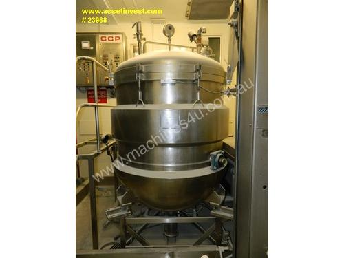 COMPLETE GIUSTI 1,000L COOKING AND COOLING LINE AL