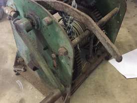 Japanese WW2 geared winch with stainless steel cable - picture1' - Click to enlarge