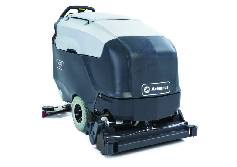 Click to view full size photos Nilfisk Large Battery Walk Behind Scrubber/Dryer SC900