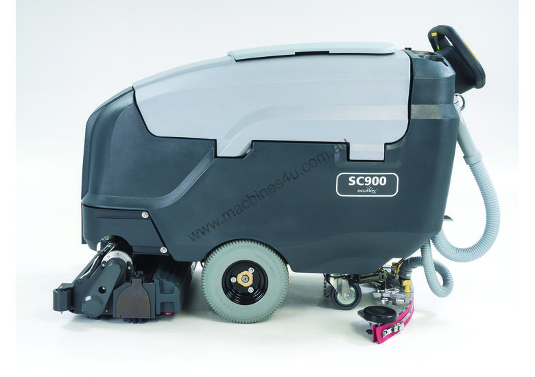 Click to view full size photos Nilfisk Large Battery Walk Behind Scrubber/Dryer SC900