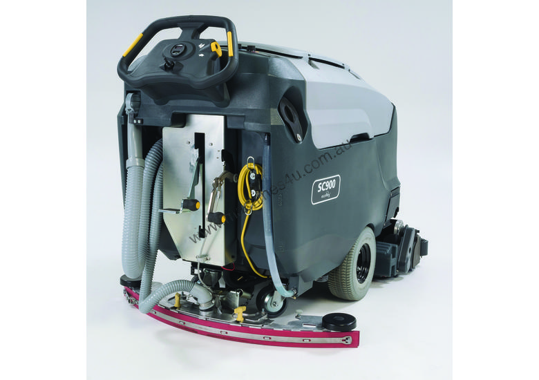 Click to view full size photos Nilfisk Large Battery Walk Behind Scrubber/Dryer SC900