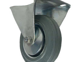 43057 - GREY STEEL CORE CASTOR(FIXED) - picture0' - Click to enlarge