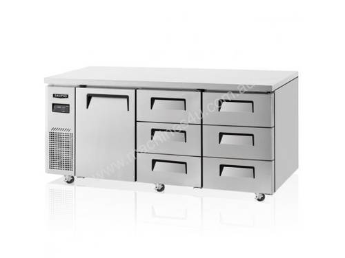 Skipio SUR18-3D-6 Under Counter Refrigerator One Door Six Drawers