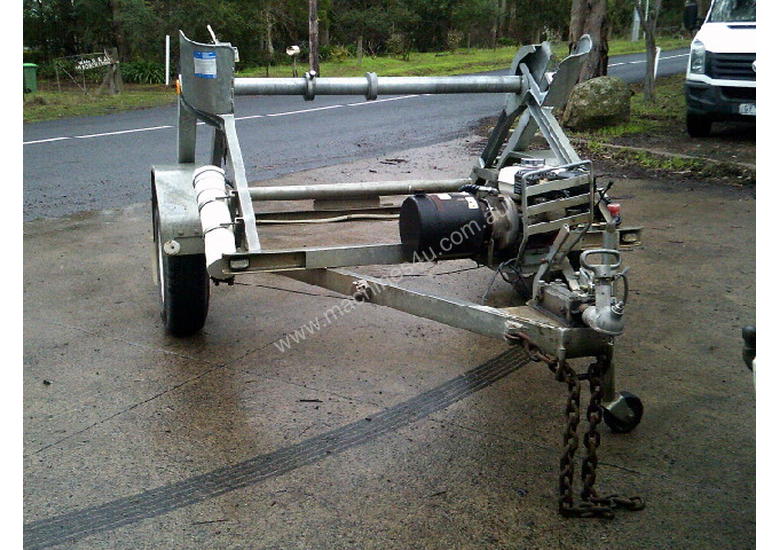 caption 1 ton hydraulic self loader cable drum trailer 2.5hp honda , 2010 model