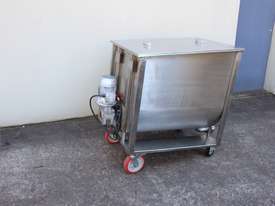 Stainless Steel Mobile Mixing Vat - picture0' - Click to enlarge