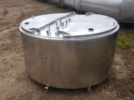 STAINLESS STEEL TANK, MILK VAT 1130 LT - picture0' - Click to enlarge