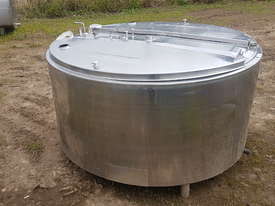 STAINLESS STEEL TANK, MILK VAT 1130 LT - picture1' - Click to enlarge