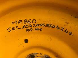 Massey Ferguson 860 Backhoe rear drive tyre & rim  - picture0' - Click to enlarge