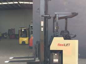 Nichiyu (NYK) FBRFW20 Ride on Reach Forklift Truck Refurbished - picture0' - Click to enlarge