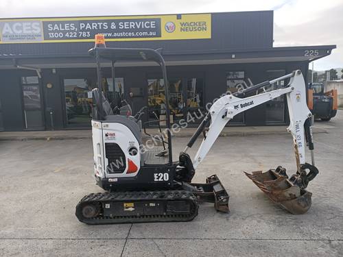 Used Bobcat E20 2.0 tonne Mini Excavator