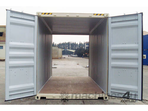 New 20 Foot High Cube Double Door Shipping Container in Stock Brisbane