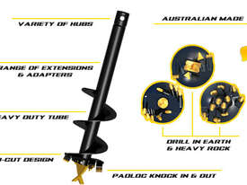 200mm Auger MFT 65mm Round Drive - picture0' - Click to enlarge