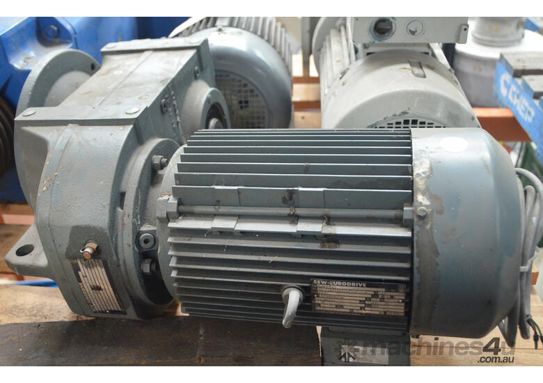 caption SEW Eurodrive Geared Motor unit AC 5.5 kW - STOCK DANDENONG, VIC