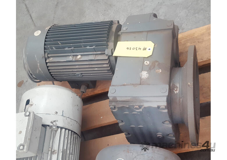 caption SEW Eurodrive Geared Motor unit AC 5.5 kW - STOCK DANDENONG, VIC