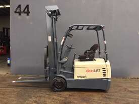 Crown SC4000 3-Wheeler Electric Counterbalance Forklift - Refurbished  and Repainted - picture0' - Click to enlarge
