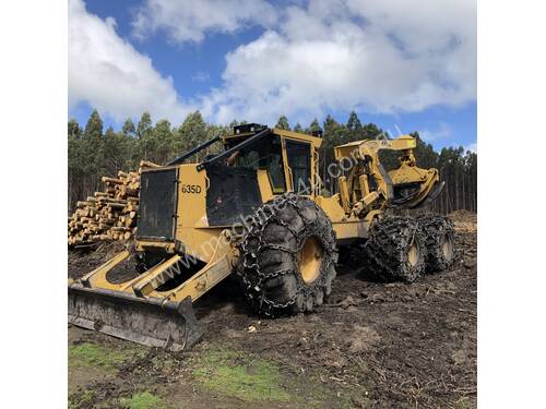 Used 2016 Tigercat 635D Skidder