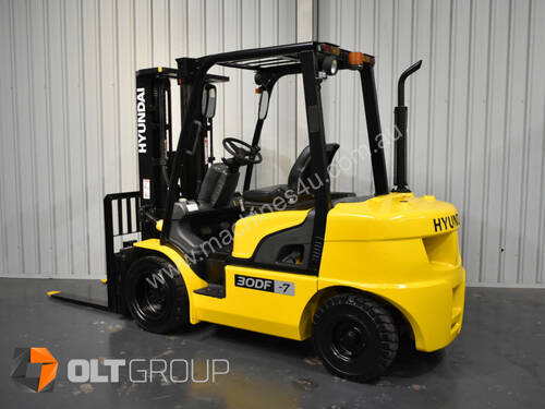 Hyundai 3 Tonne Diesel Forklift 4th Spare Hydraulic Function Container Mast Low Hours