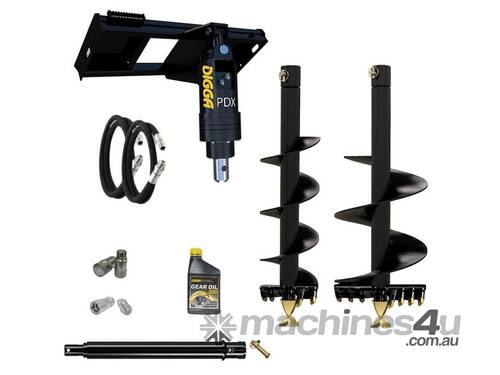 Digga PDX auger drive combo package for mini skid steers