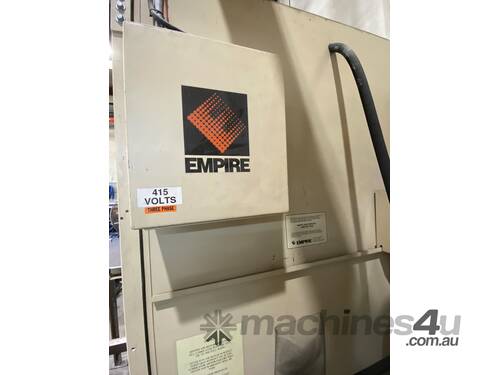 Empire Air Blast Cabinet USA with 20HP  National Air Compressor