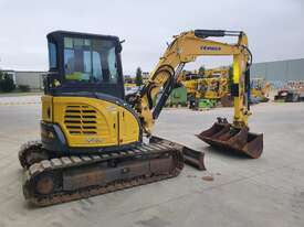 2014 YANMAR VIO55-6 5.6T EXCAVATOR WITH A/C CABIN, STEEL TRACKS WITH PADS AND 4650 HOURS - picture0' - Click to enlarge
