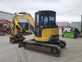 2014 YANMAR VIO55-6 5.6T EXCAVATOR WITH A/C CABIN, STEEL TRACKS WITH PADS AND 4650 HOURS - picture1' - Click to enlarge
